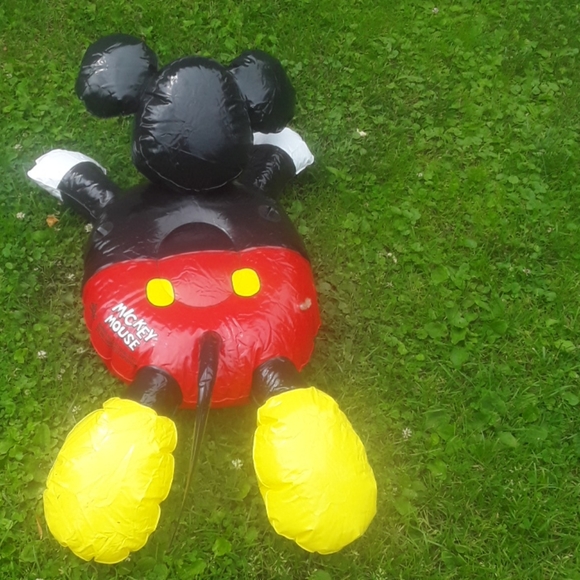 Mickey Mouse VINTAGE Pool Rider 1983 the Wet Set Inflatable Pool Toy - Picture 1 of 16
